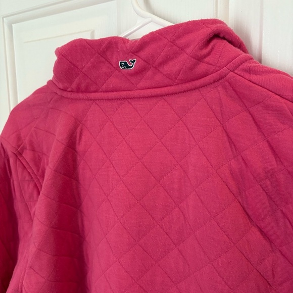Vineyard Vines Women’s Bright Pink Quilted Top Size Large - Picture 4 of 4